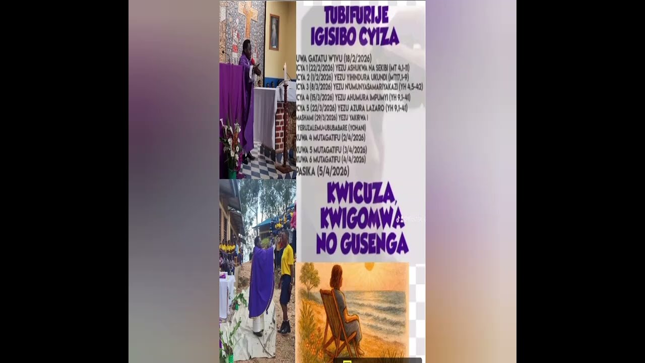 SI ITATU GUSA!IMYITOZO ABAKRISTU BAGOMBA GUHUGUKIRA MU GISIBO/AKAMARO K'IGISIBO..