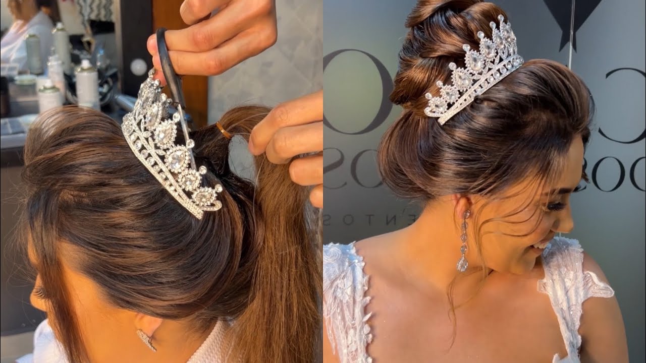 Penteado com TRUQUE para COROA | Hairstyle with CROWN