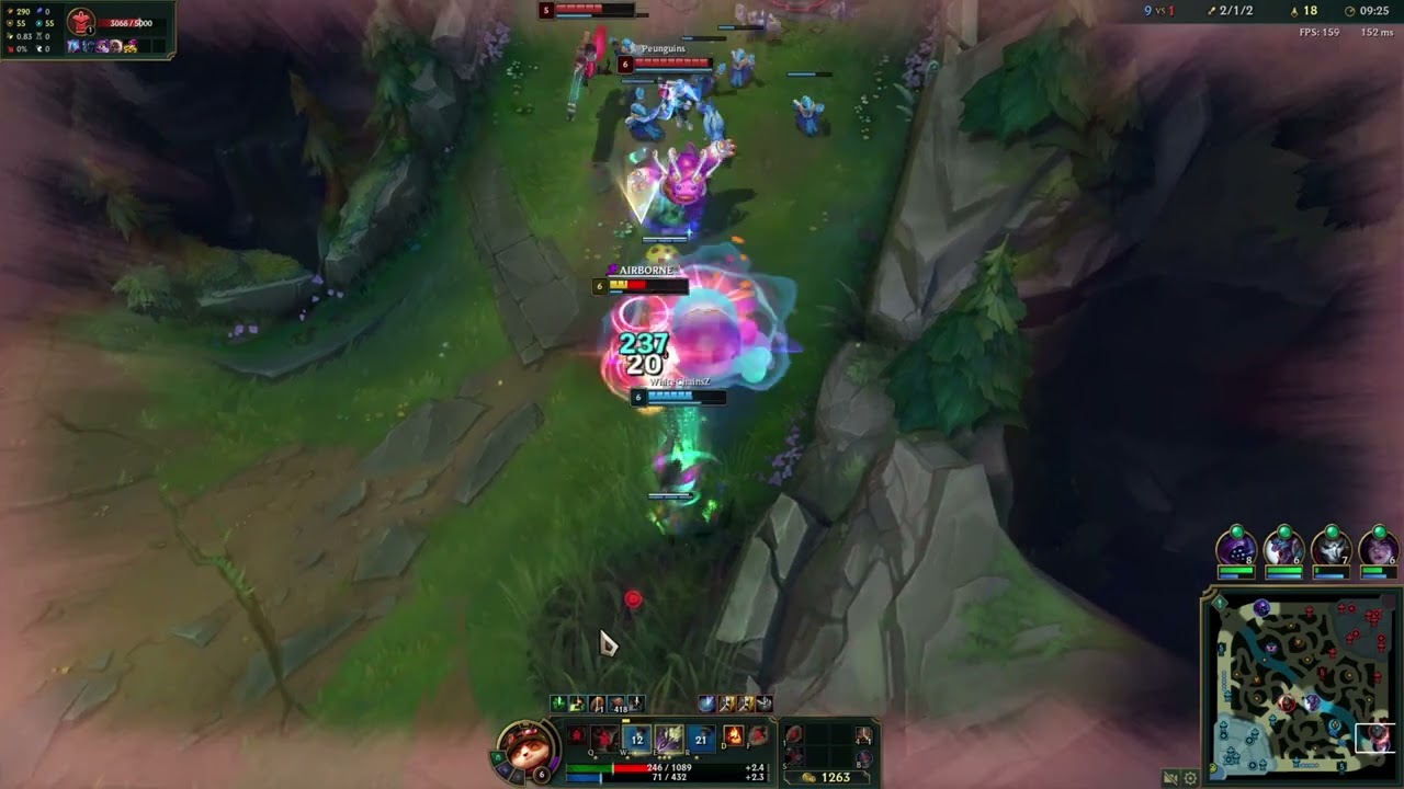 TEEMO SUPPORT VS SENNA - FULL GAMEPLAY