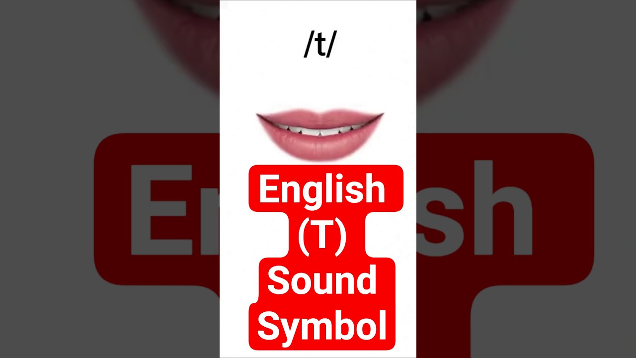 English Consonant /t/ Symbol | 80 % Learners Still Don't Know this English Consonant Symbol