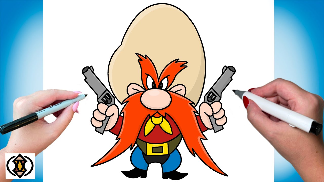 How To Draw Yosemite Sam | Looney tunes