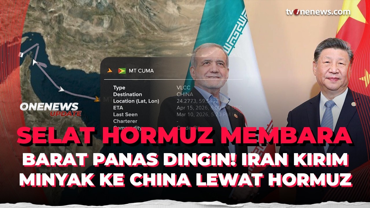 Iran Tetap Kirim Minyak Lewat Selat Hormuz ke China! Barat Panas Dingin | OneNews Update