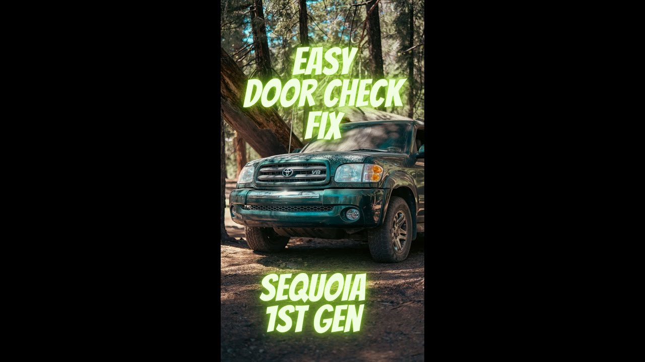 Sequoia (01-07) Rear Door Check/Stopper Replacement