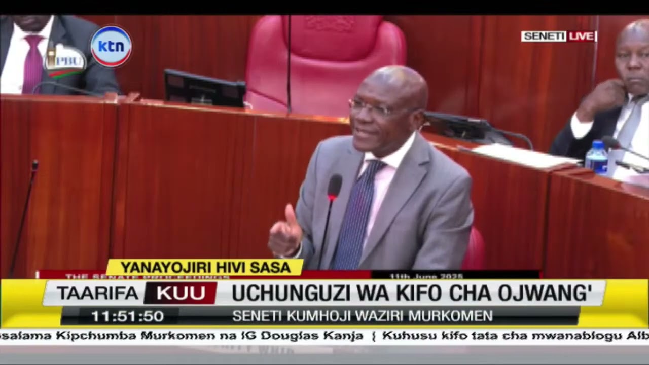 ‘’Please resign you are not fit to hold interior position’’, Senator Boni Khalwale tells Murkomen