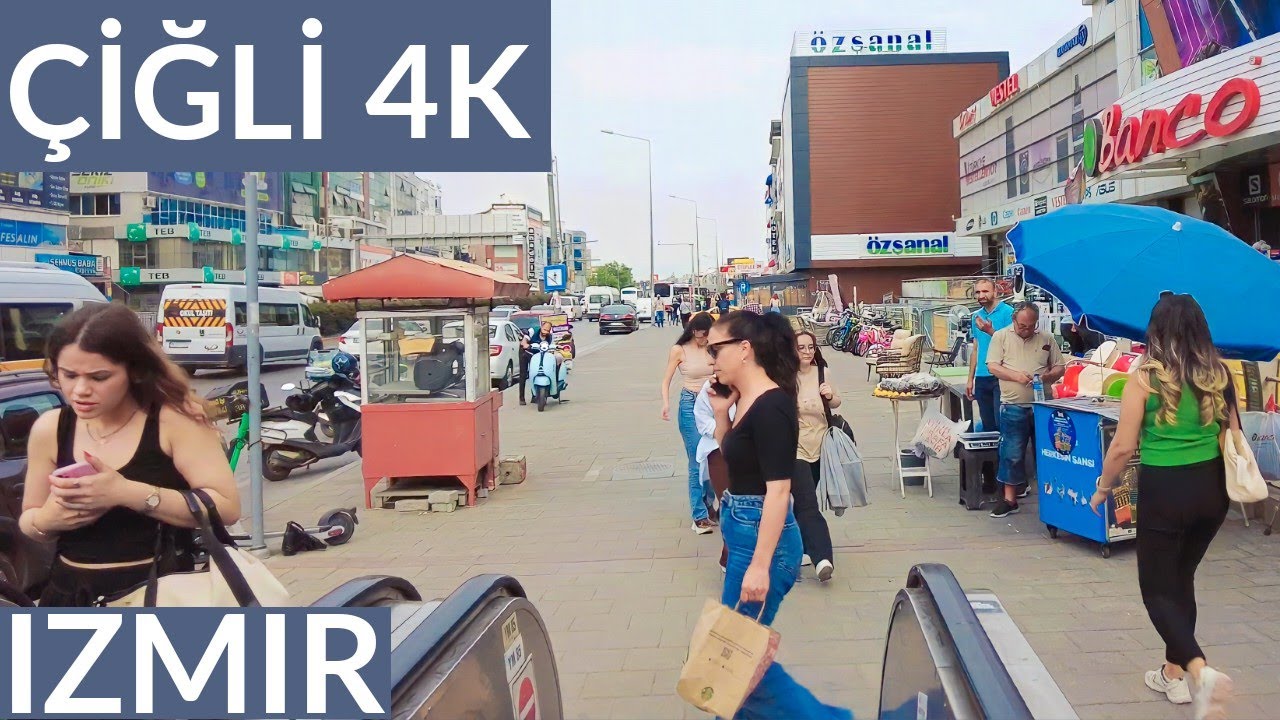 Izmir, Turkey: Walk Around &Ccedil;iğli District | Izmir Walking Tour 2023 (4K 60fps)