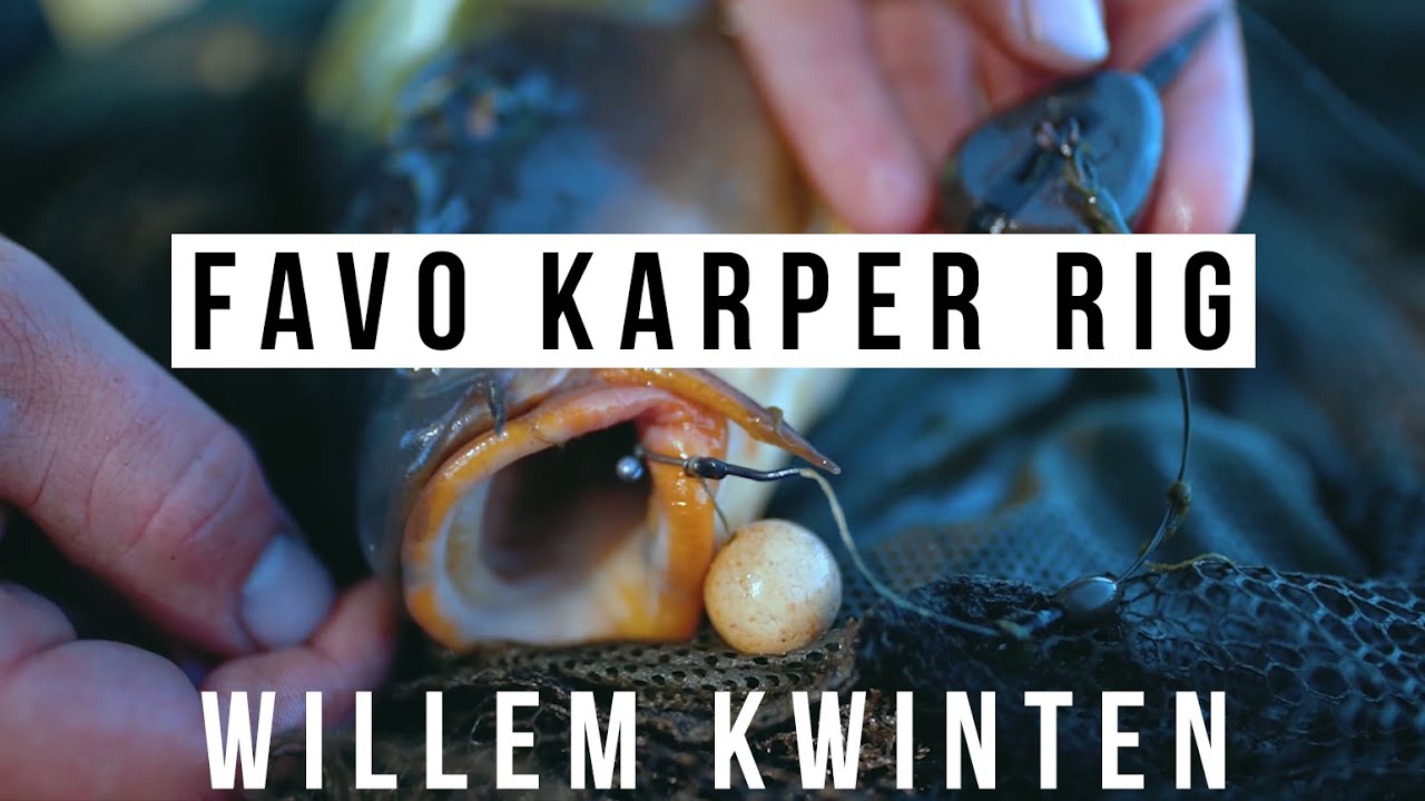 Favoriete karper rig - onderlijn van Willem Kwinten