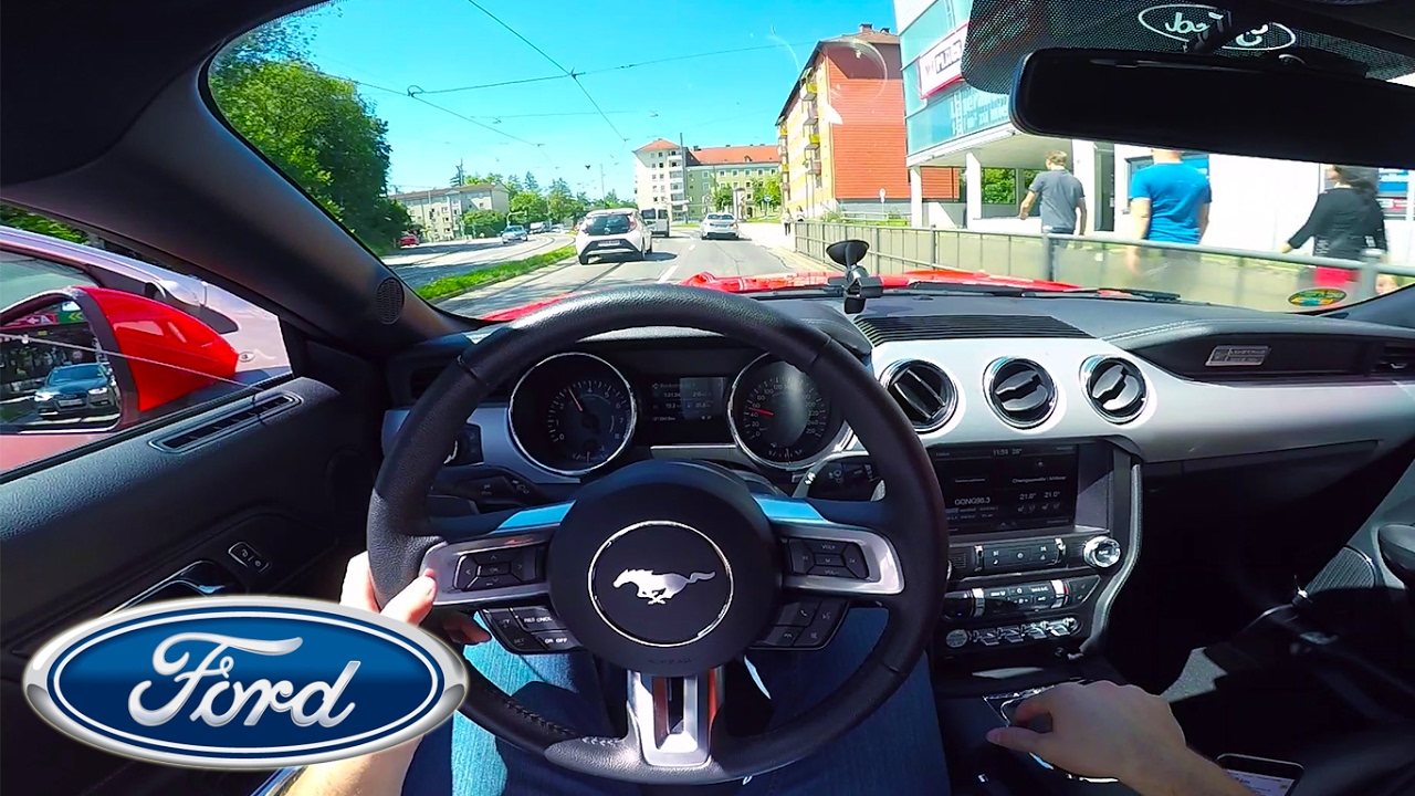 WILD! 2016 Ford Mustang GT (420Hp) Loud drive in Munich✔