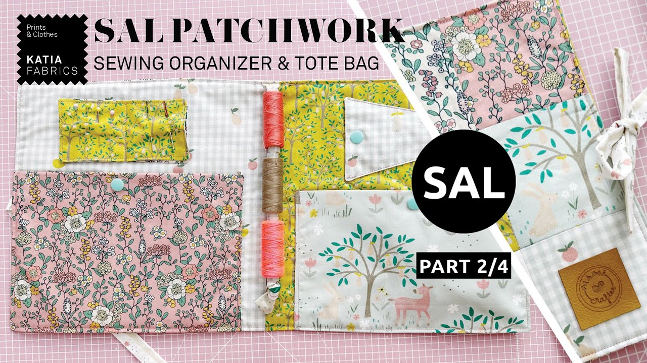 SAL COSTURERO Y TOTE BAG PATCHWORK 2025 🧵 PARTE 2 ✂️ Comenzamos a montar las piezas del costurero