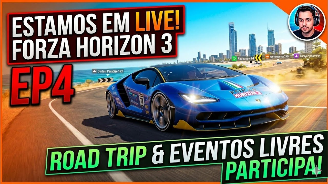 🔴 LIVE - FORZA HORIZON 3 - #4  FREE ROAD & EVENTS #gameplay #xboxsx #2k60