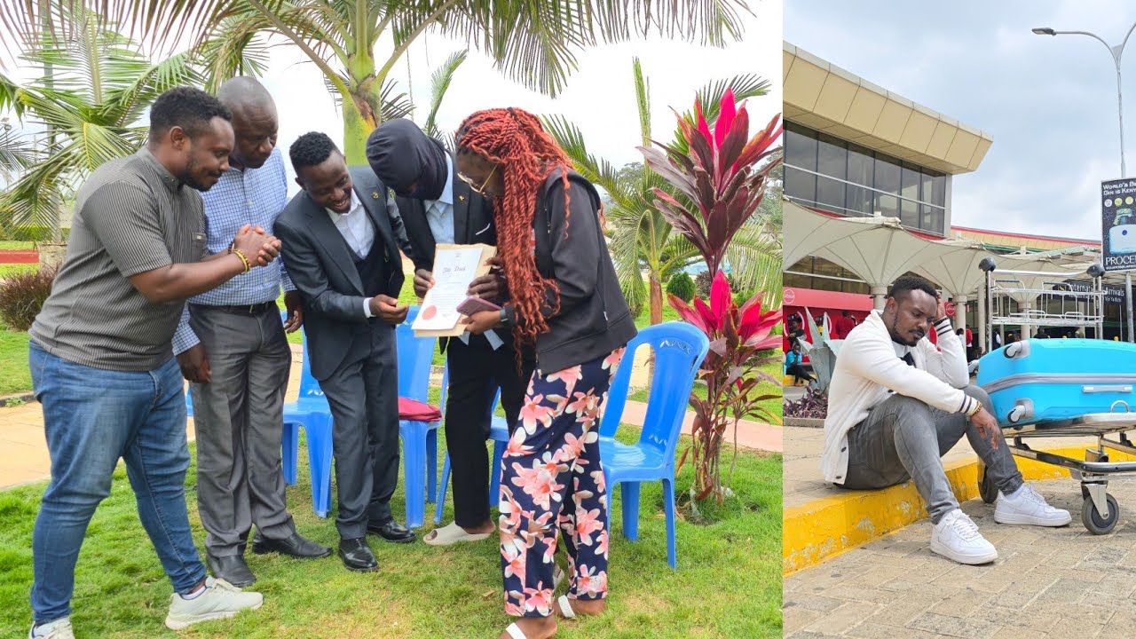 God Is great😇Mali ya Mustafa ishaanza kurudi🤣See how Caro gave back the title while crying 