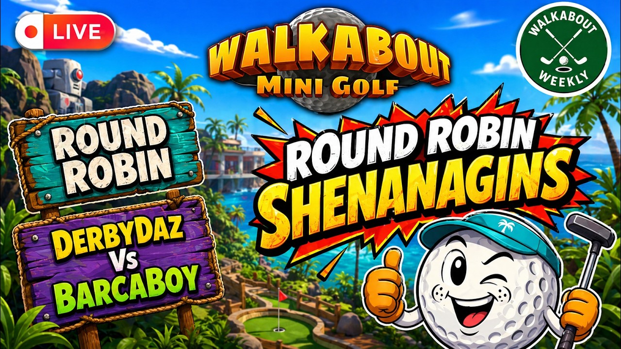 Walkabout Mini Golf VR Multiplayer | [Around The World In 80 Days] (EASY) | Full Match Gameplay