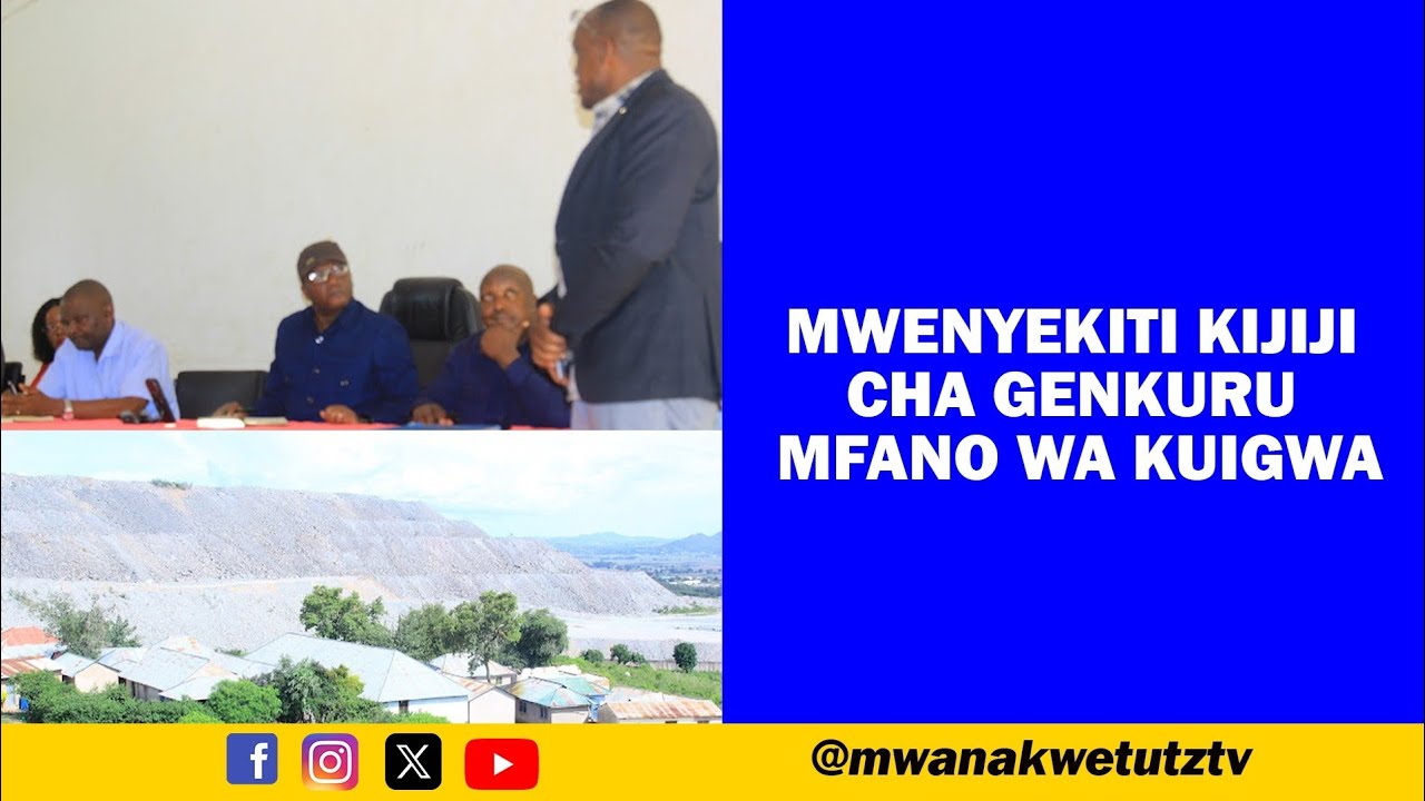 MWENYEKITI KIJIJI CHA GENKURU MFANO WA KUIGWA