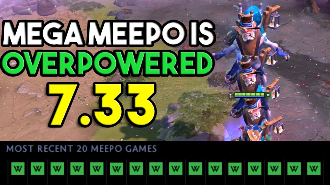 MEGA-MEEPO IS OVERPOWERED IN 7.33 😎