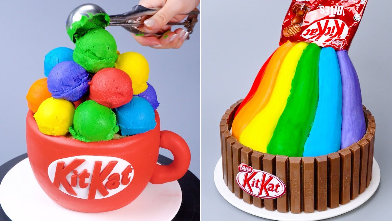 🍫KITKAT Cake🍫 Homemade Chocolate Cake Decorating Tutorial | So Tasty Chocolate Cake Hacks