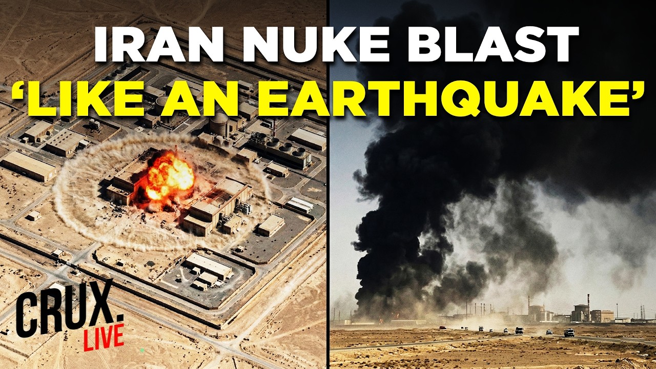Iran LIVE | Quake-Like Loud Detonation Near Isfahan Nuke Facility | Israel | Khamenei | Trump | Crux