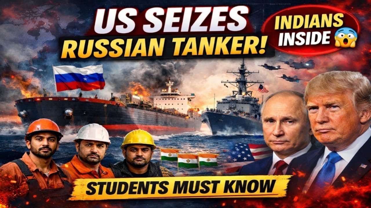 3 Indians on Russian Tanker Seized by US | What Happens Next?