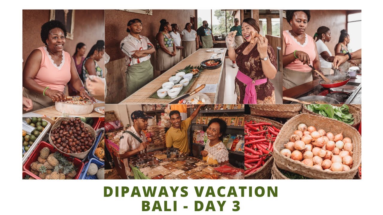 Shopping in Bali + Cooking Class in Bali