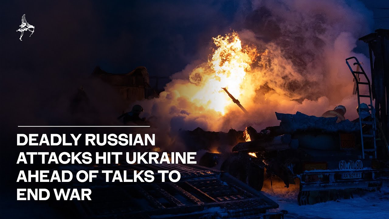 Deadly Russian attacks hit Ukraine ahead of talks to end war