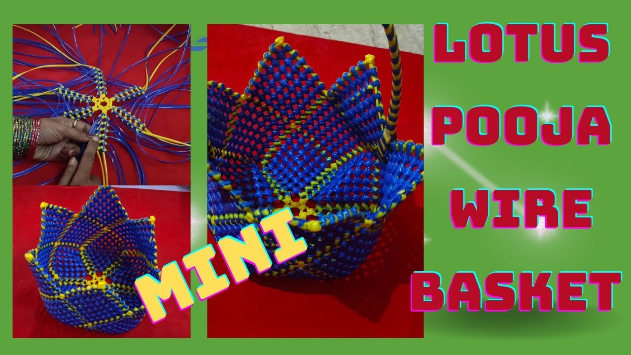 Lotus Pooja wire basket/ 