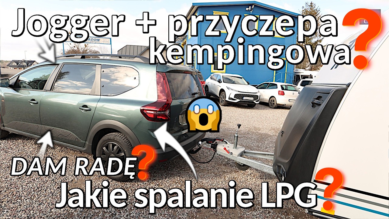 Dacia Jogger + przyczepa kempingowa = SZOK! - Pierwsza jazda i testy 🔥