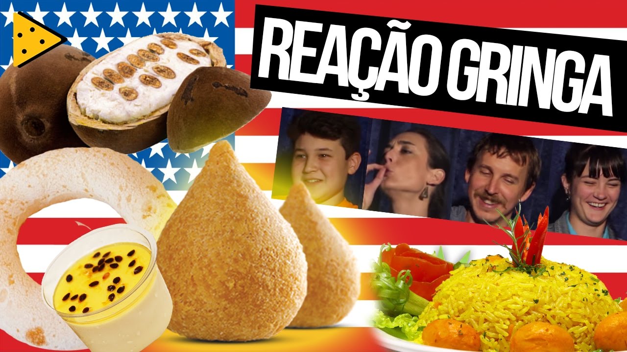 GRINGOS EXPERIMENTAM COXINHA, BISCOITO DE POLVILHO E MAIS COMIDAS BRASILEIRAS