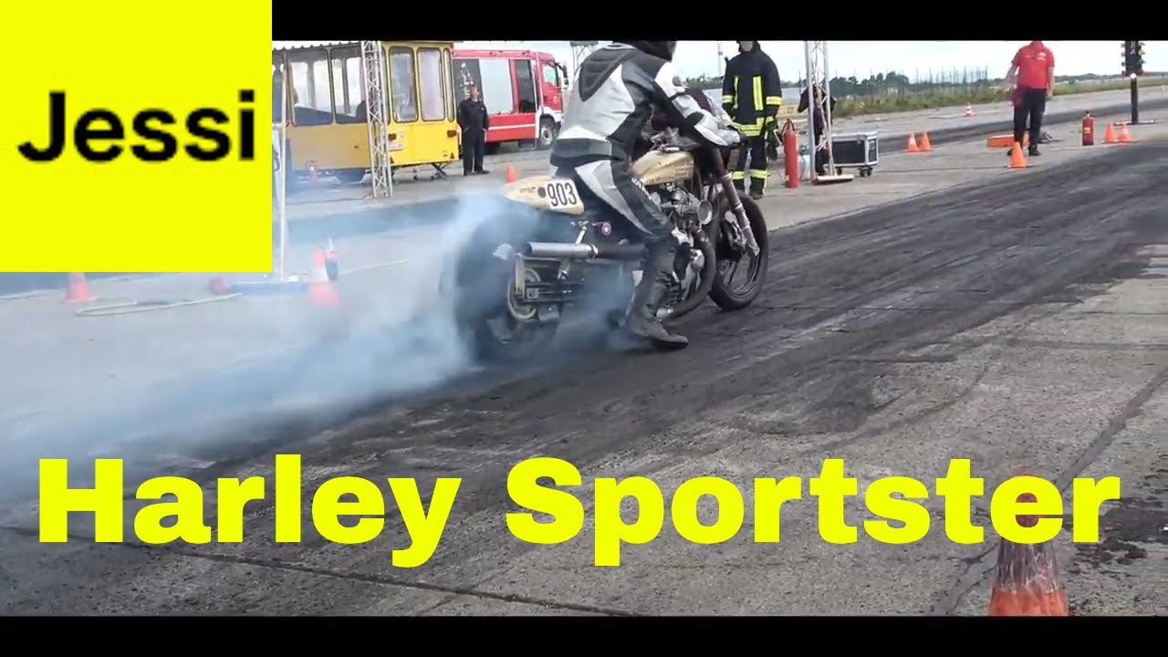 Самый быстрый Harley Sportster в мире в дрэг-рейсинге?
