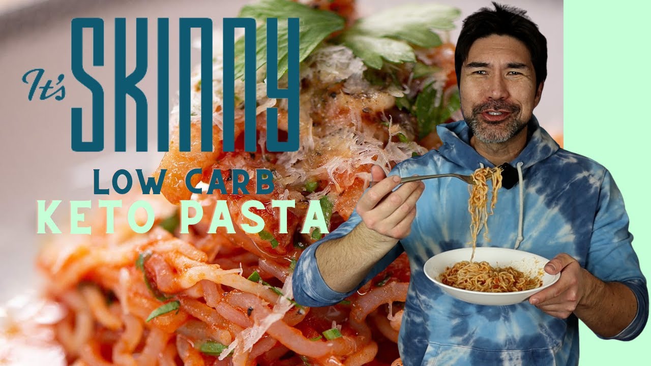 Keto PASTA that doesn't taste like GARBAGE!  It's Skinny Keto Low Carb Pasta Review