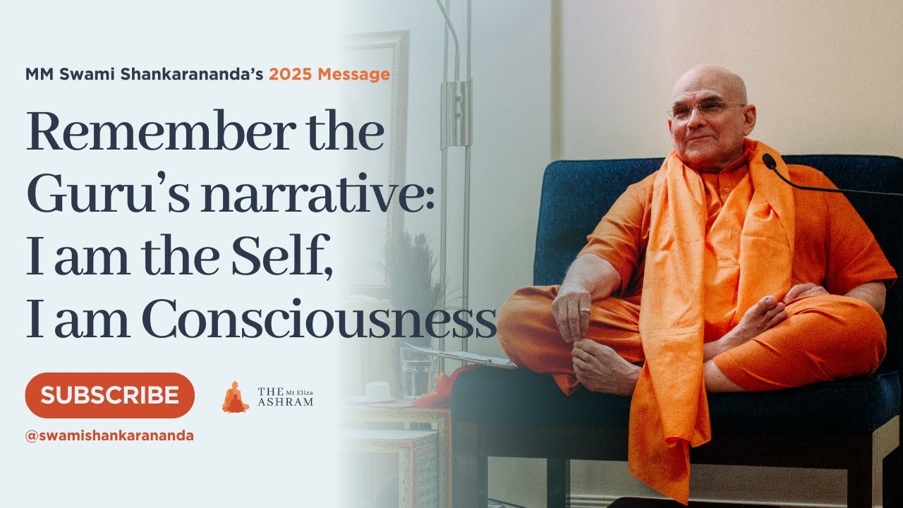 Remember the Guru's narrative: I am the Self, I am Consciousness