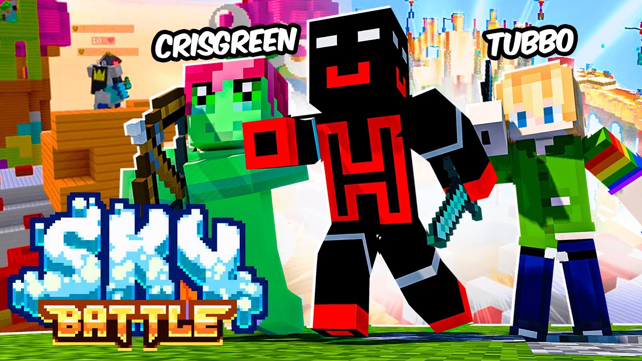Sky Battle con Crisgreen, Tubbo y Jojo (MCC Training)