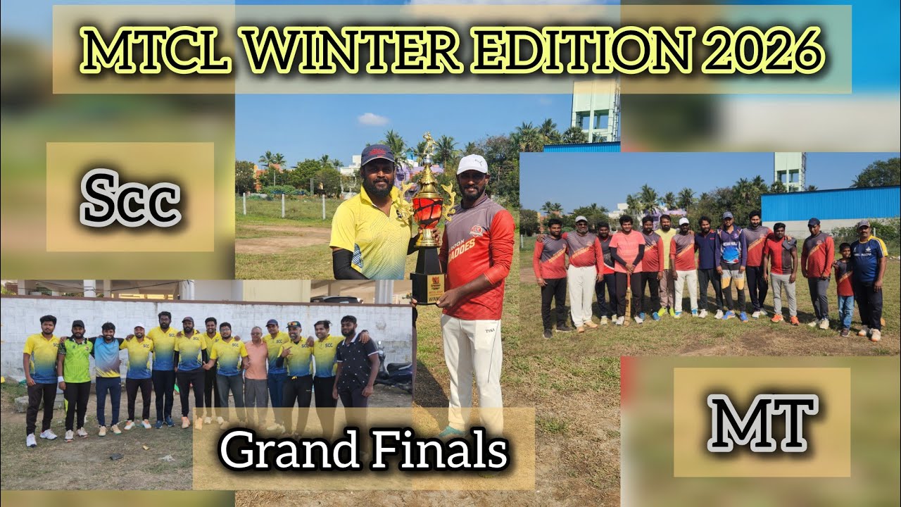 FINALS Highlights SCC vs MT 🔥 MTCL WINTER EDITION 2026 #finals #t20worldcup 