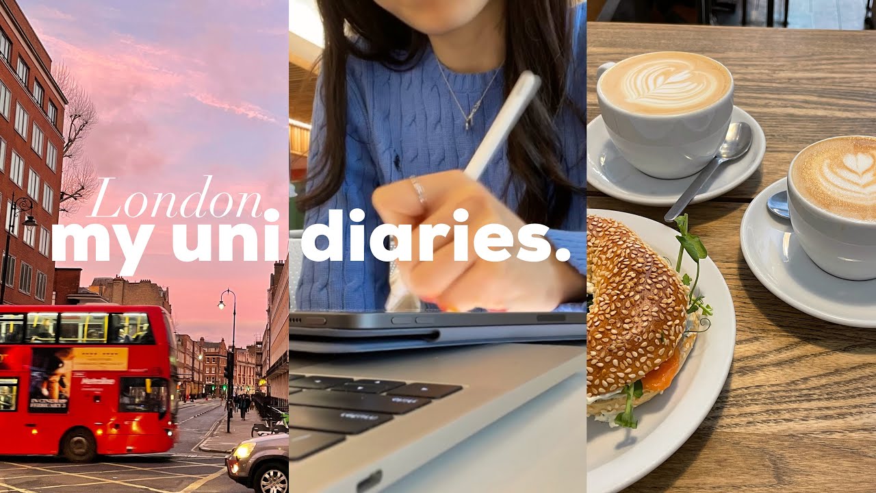 London uni vlog | typical uni days, studying, carrot kimbap🥕