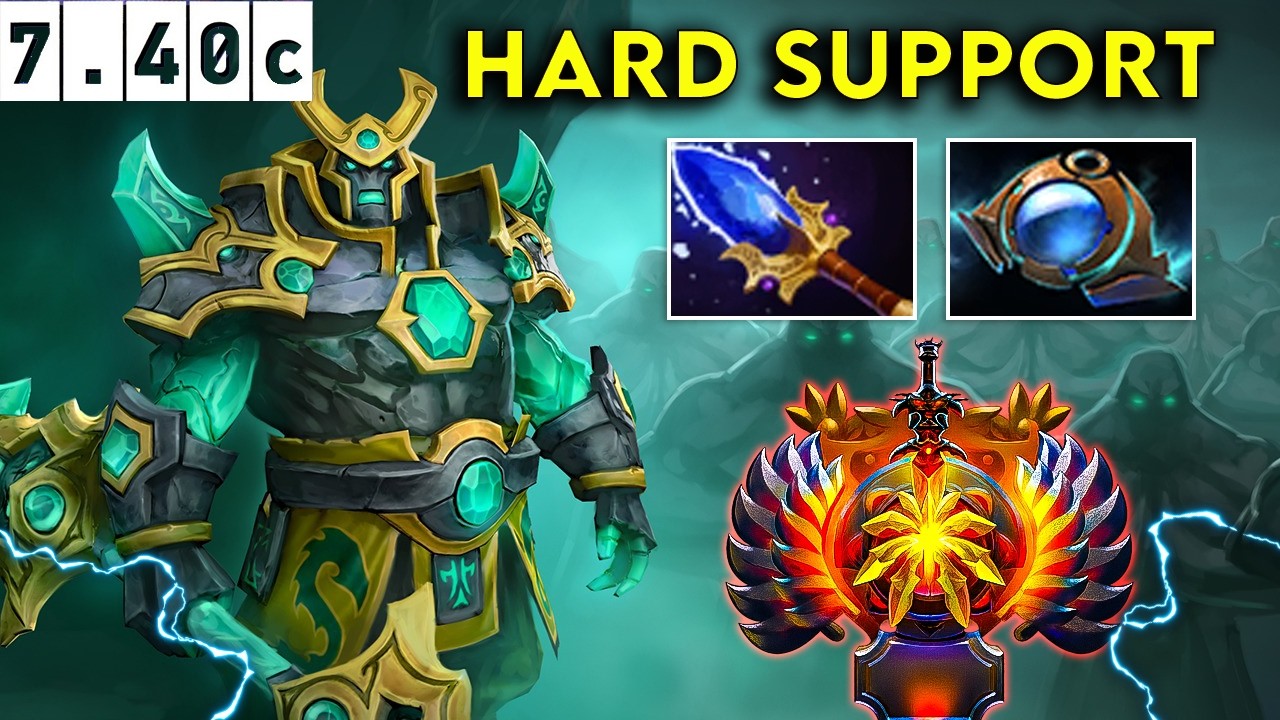 Earth Spirit Immortal Hard Support - Dota 2 Patch 7.40C Pro Pub Gameplay