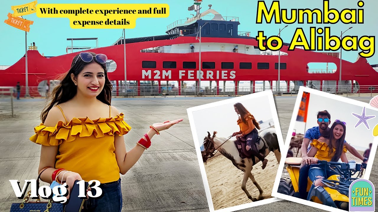 Mumbai to Alibaug by M2M Ferry (RO RO Ferry) | Can Carry 140 cars 😲 | Detailed video | #Vlog_13