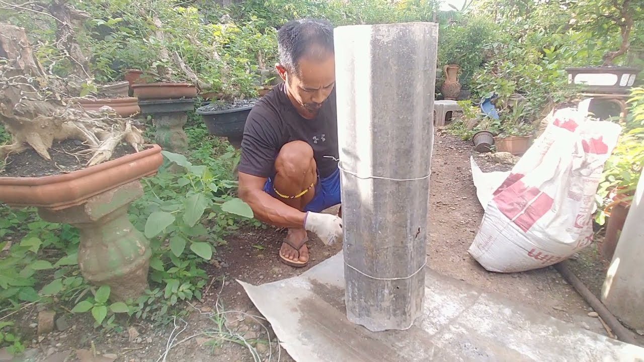 HOW TO MAKE CONCRETE BONSAI STAND