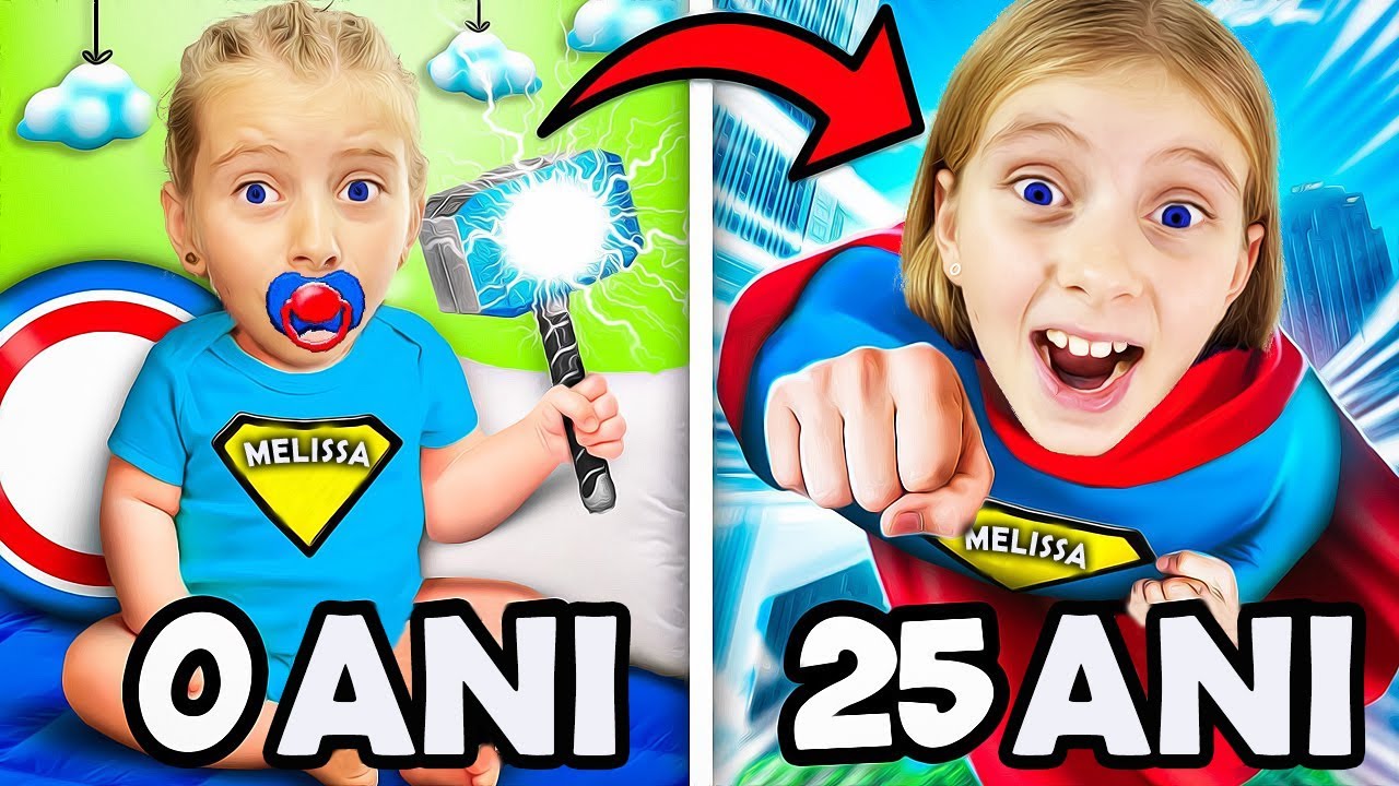 🦸‍♀️ SUPEREROU 👶 De la NAȘTERE până la BĂTRÂNEȚE 👴 100 de ANI ⏰ în 24 de ORE