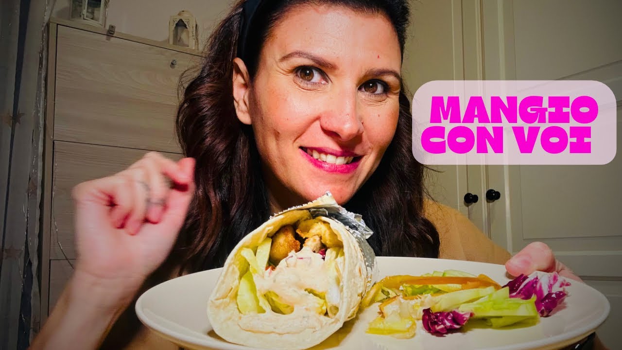 Asmr Ita // Mangio con voi 🌯