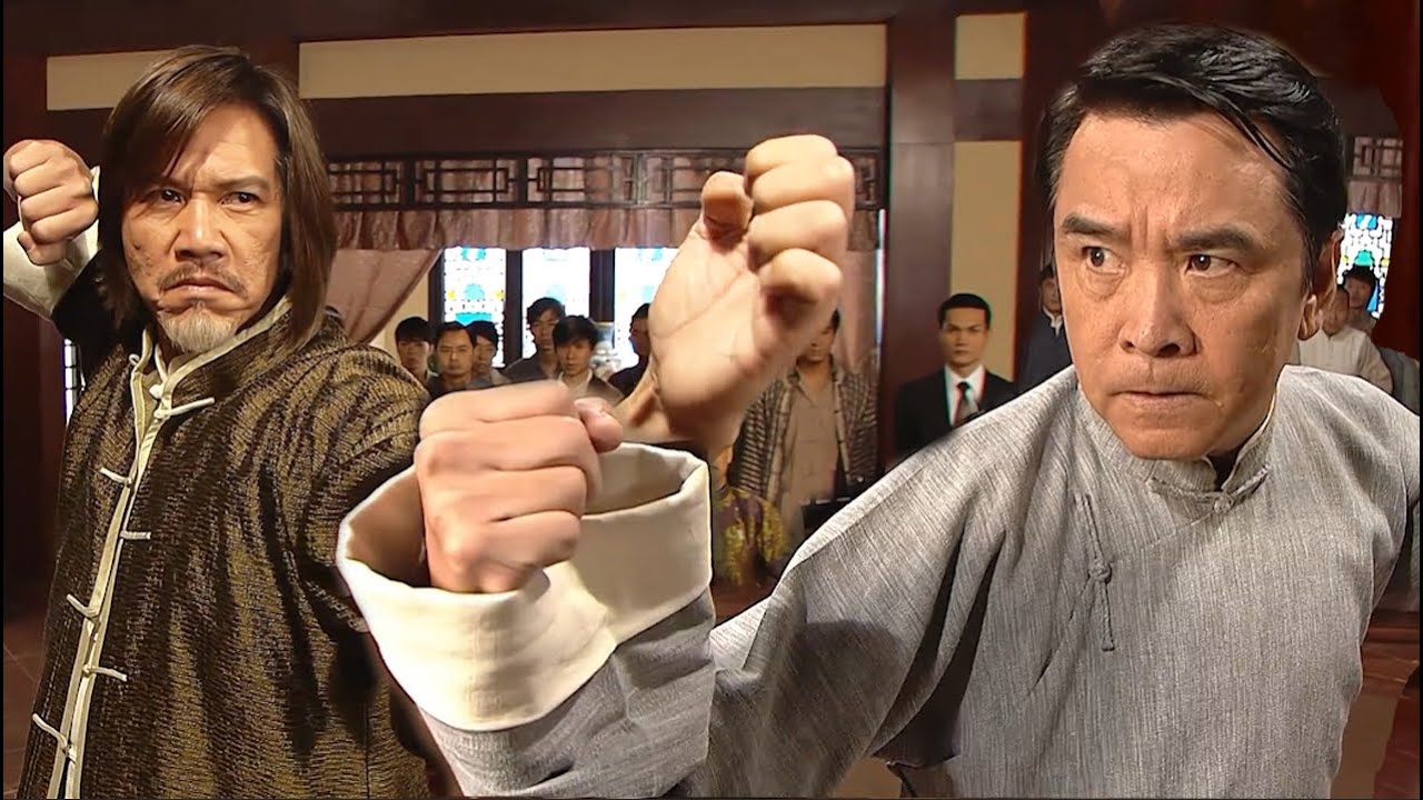擂台比武！老頭隱藏功夫絕技，一套連環拳打飛黃飛鴻  # Kung Fu # 功夫 # 動作片# 女拳