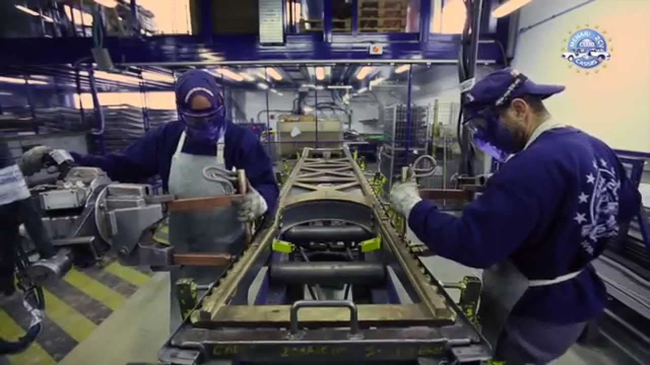 The manufacturing plant for the original 2cv, Mehari and Dyane chassis.