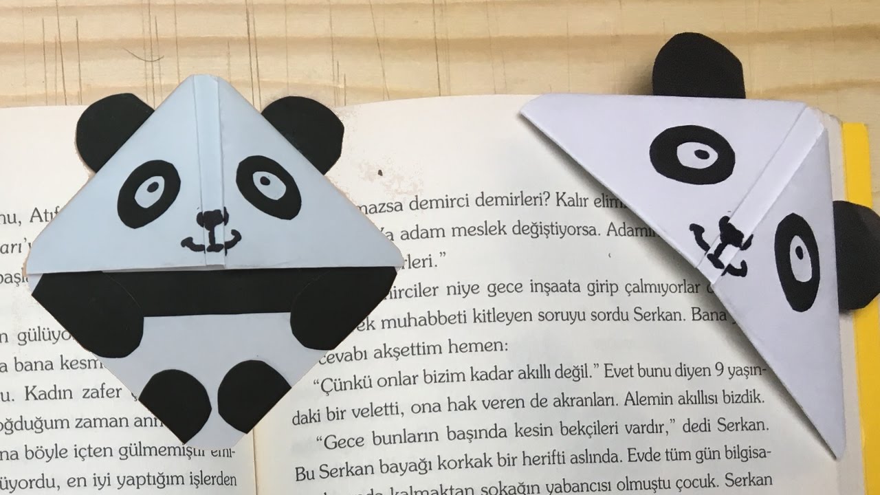 Panda Kitap Ayracı Nasıl Yapılır ? 🐼