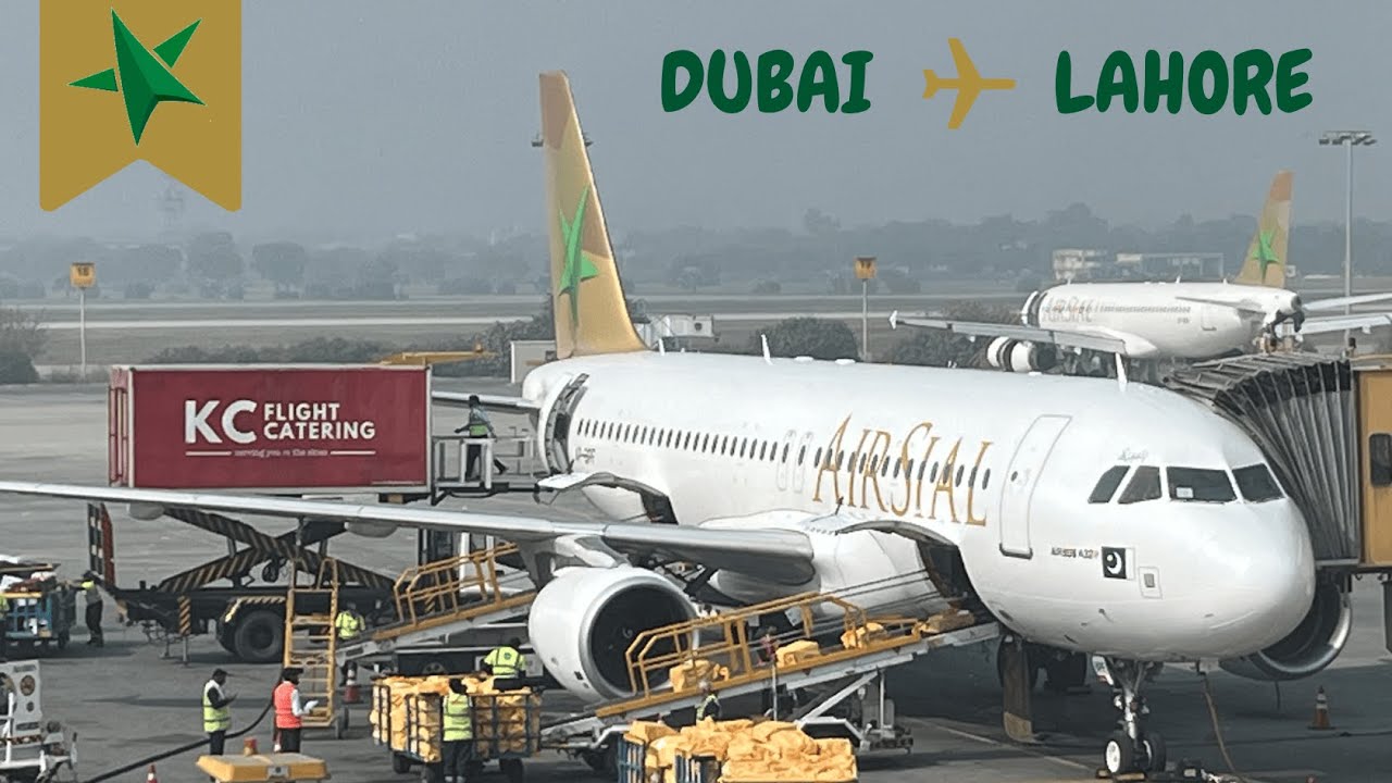 AirSial PF787 Full Flight Experience | Dubai to Lahore 🇦🇪✈️🇵🇰 | Stunning Arrival in Lahore