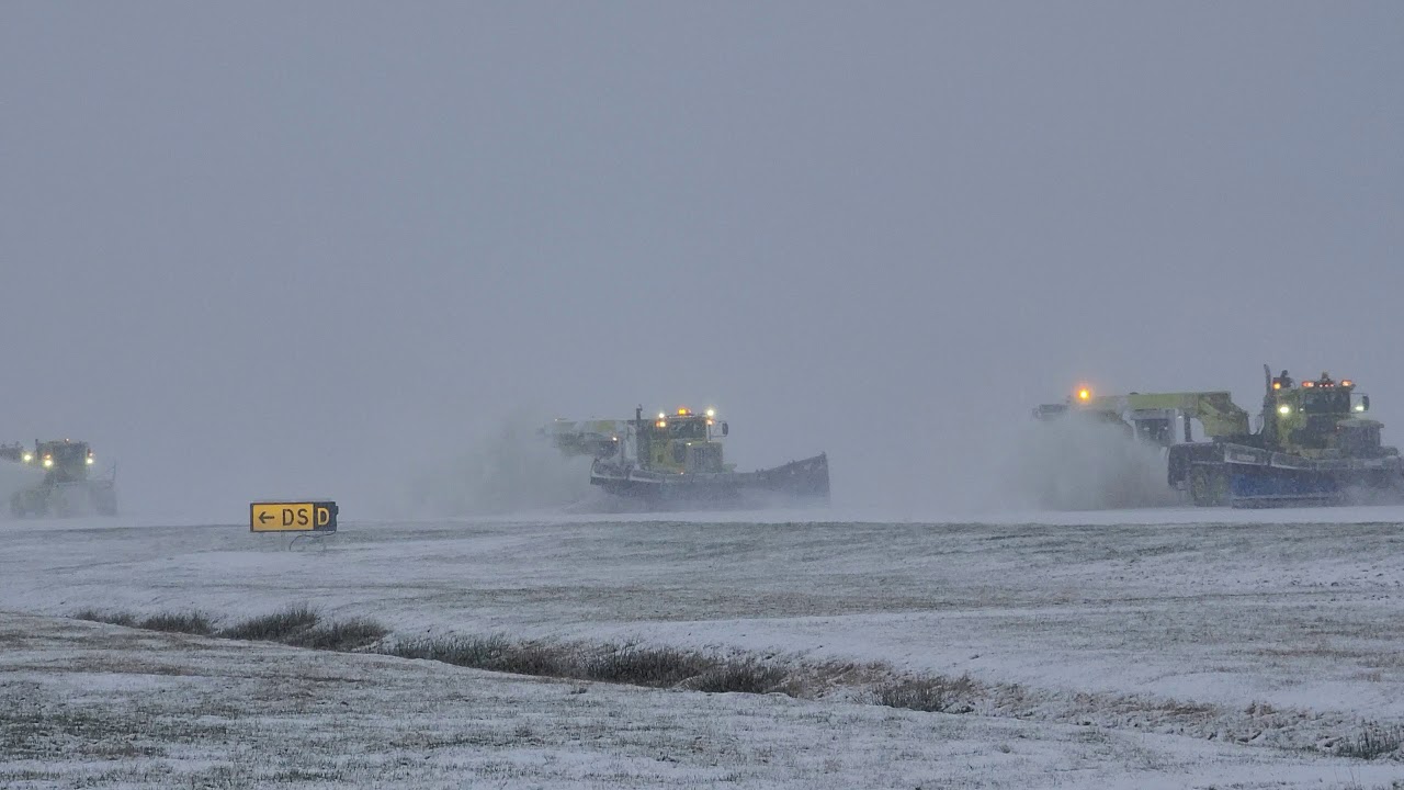 Snow removal operations at YVR AIRPORT