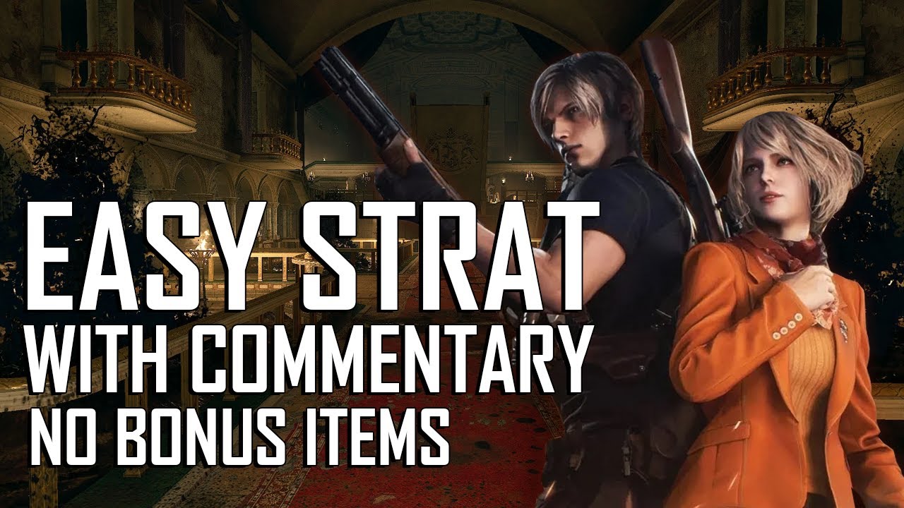 RE4 Remake - Water Hall EASY Strat with Commentary NG Professional