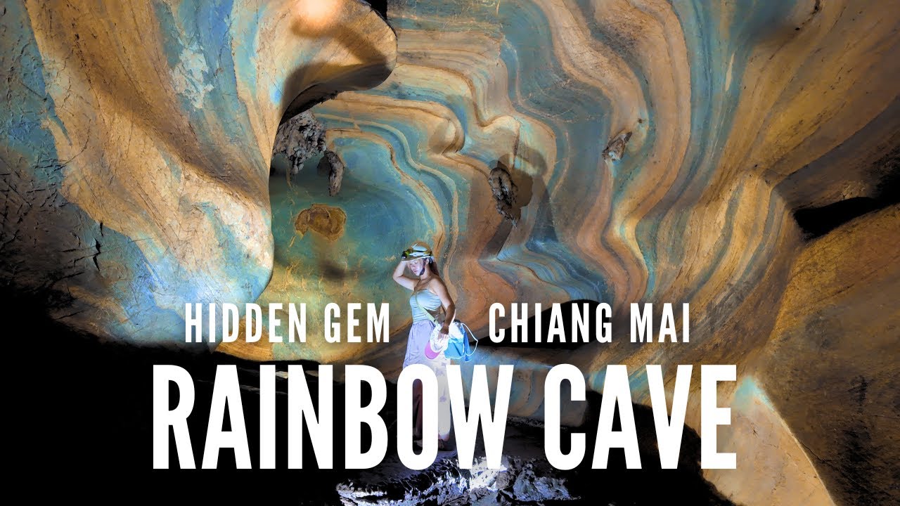 this is Chiang Mai’s Secret Rainbow Cave ‧₊°🌈 ( Mae Sap )