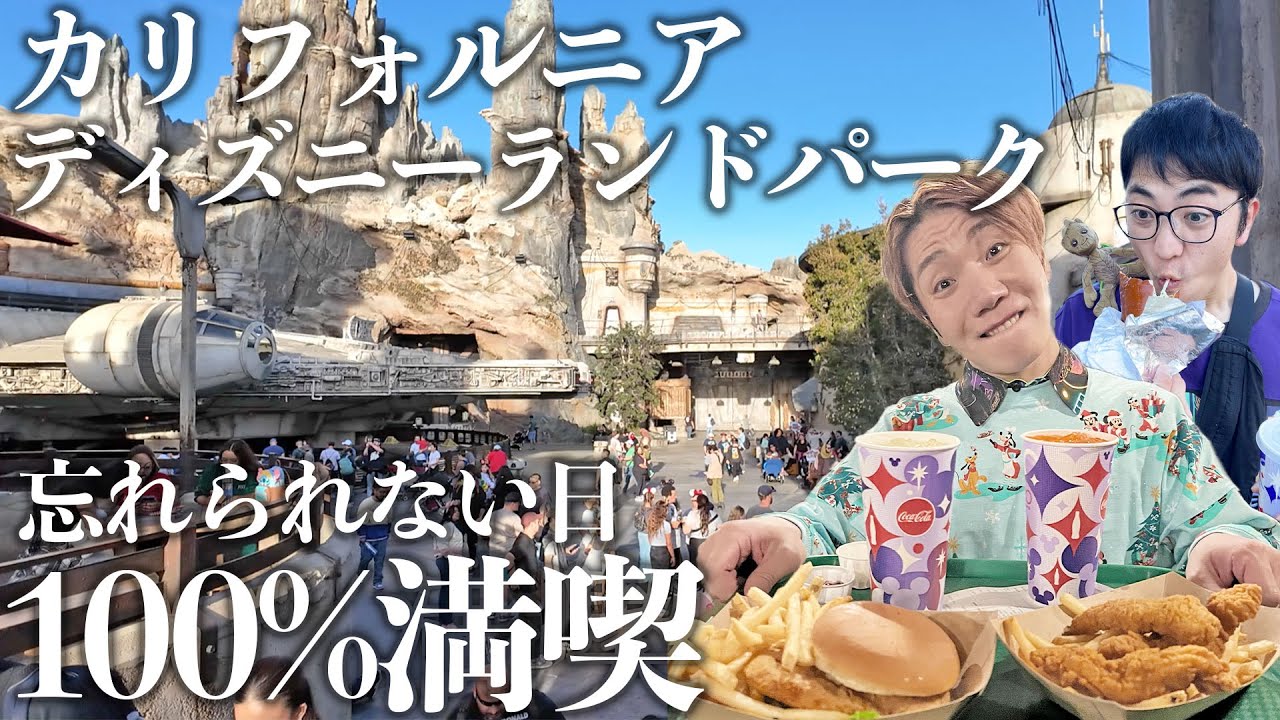 カリフォルニアディズニーランドパークを100パーセント満喫してみた！早朝から深夜まで14時間の大満足旅ー！