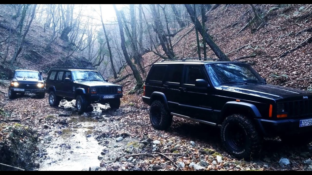 Jeep Cherokee 2.5 TD, Jeep Cherokee 2.5i & Nissan Patrol Y60 offroad