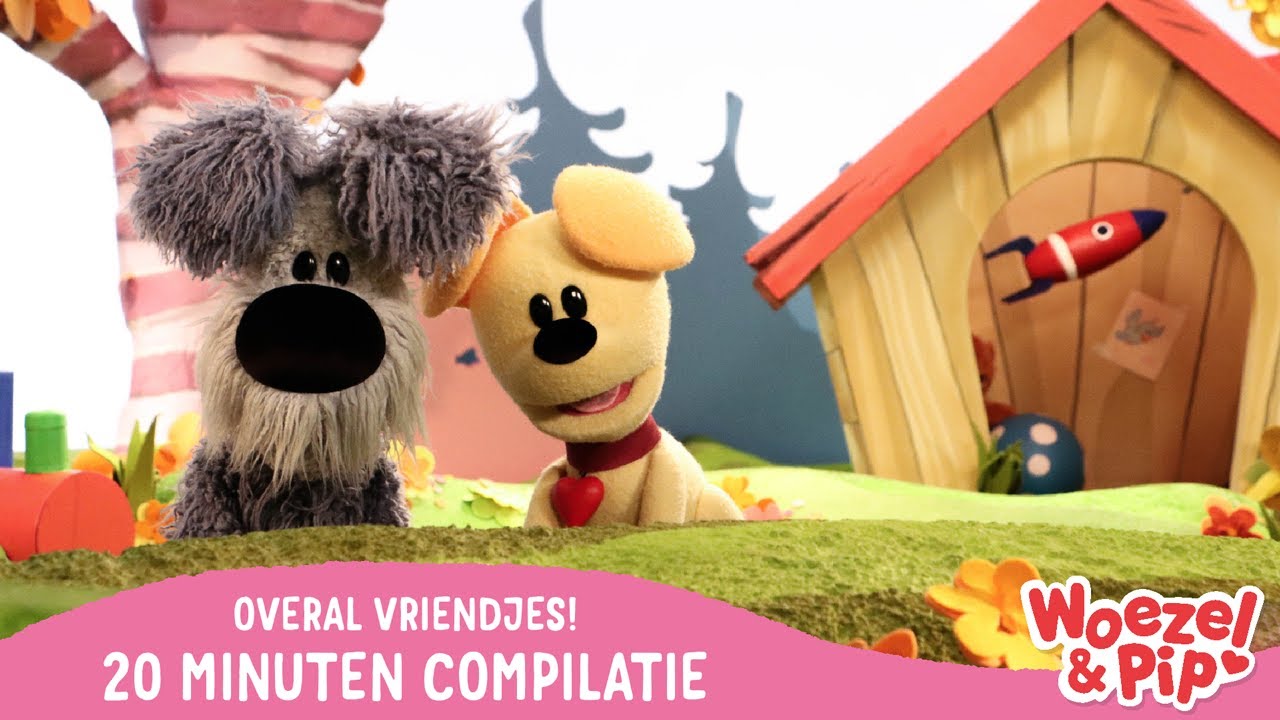 Woezel & Pip: Overal Vriendjes! - 20 minuten compilatie 🐾❤️