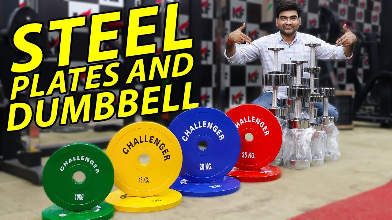 Steel Dumbbell and Plates | Kingdom of Fitness