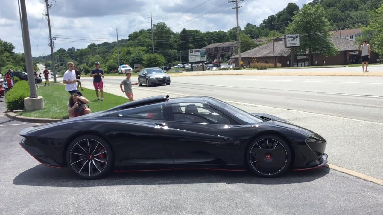 $2.2M Mclaren Speedtail on the road