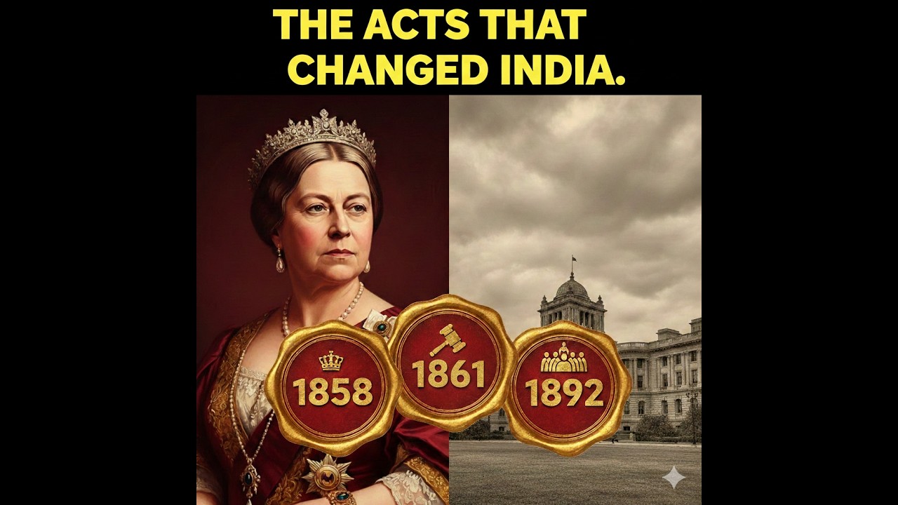 British Indian Acts 1858, 1861 & 1892: Full Constitutional History Explained
