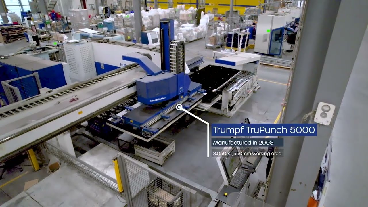 Trumpf TruPunch 5000 with Sheetmaster and Quicksharp unit and tooling